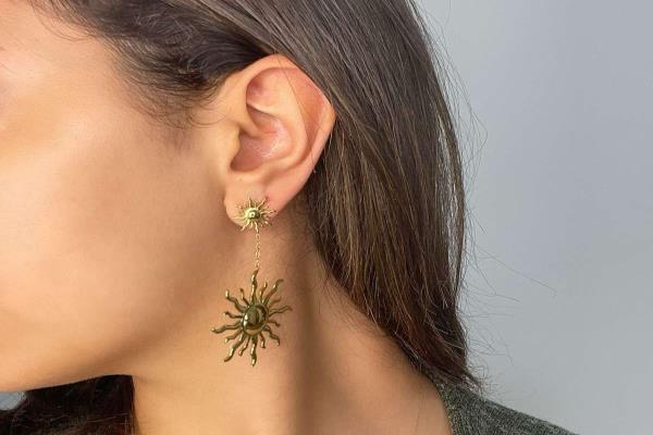 Sun Inspired Earings