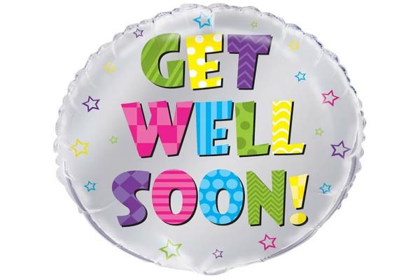 Get Well Soon Helium Balloon|Get Well Soon