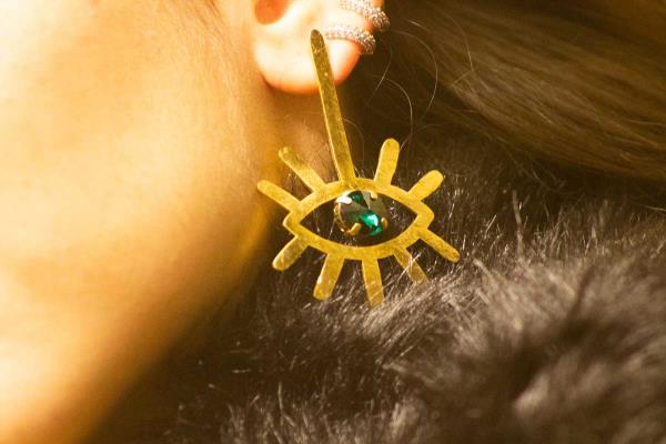 Earrings With Green Stone | Accessories for Women
