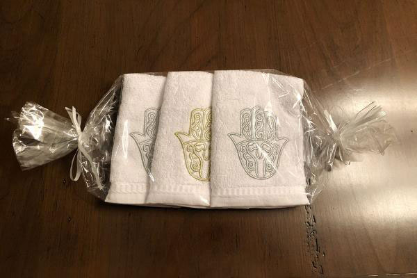Hand Of Fatima Set Of 3 Towels | Engagement present