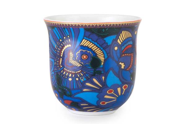 Coffee Cup Porcelain Kashmir - set of 6