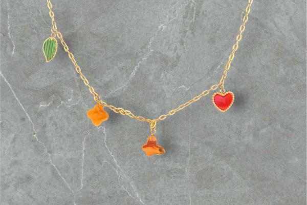 Charm Gold Necklace