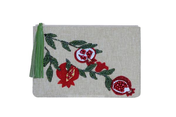 Serin Pomegranate Pouch|Present