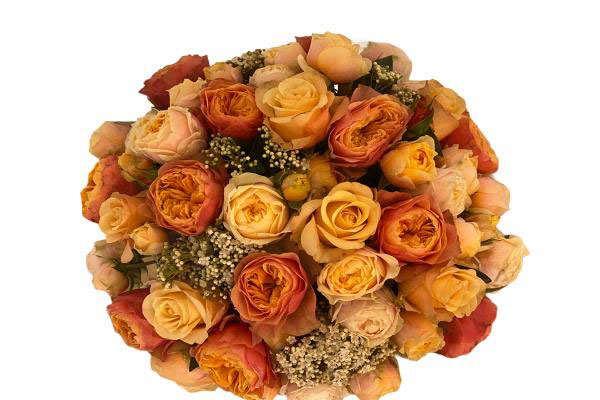 The Autumn Rose Basket | Wedding Anniversary present