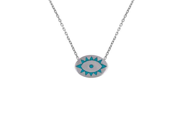 Blue Eye Pendant Gold Necklace|Giftonclick