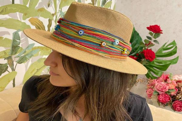 The Multicolor Evil Eye Hat