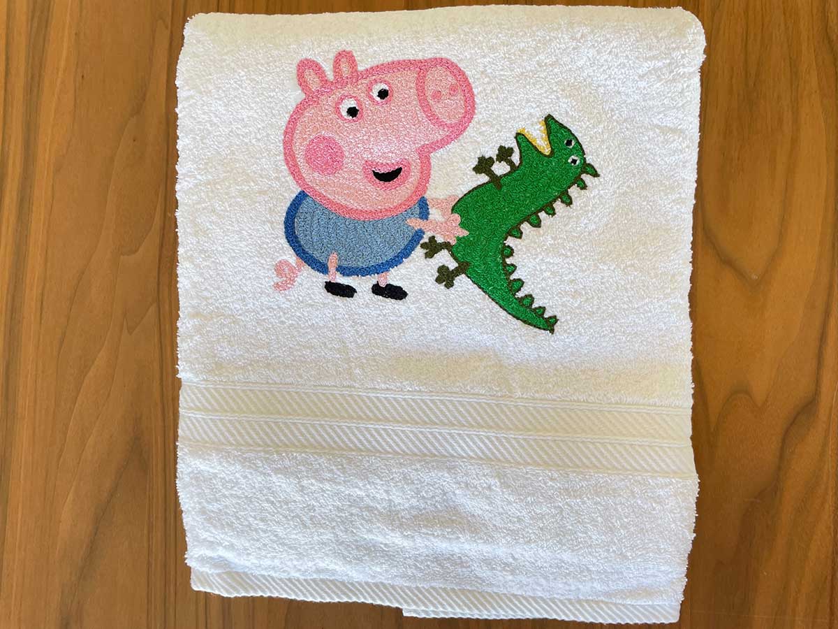 Personalised peppa pig cheap towel