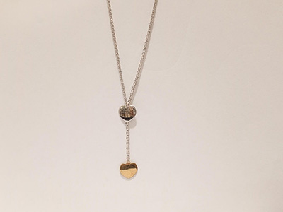 Two Hearts Necklace 