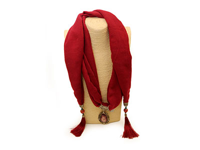 Women Scarf with Pendant|Giftonclick