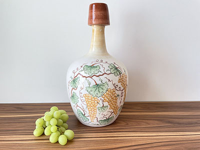 Hand Painted Ceramic Big Carafe