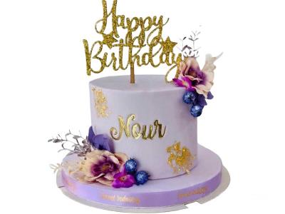 Elegant Flowers Cake