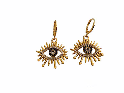 Golden Eyes Earrings | Birthday Present