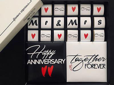 Anniversary Chocolate Box | Chocolate Arrangement 