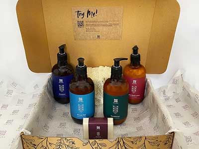 Lavender Olive Oil Hair Body Care Set | Bathroom accessories