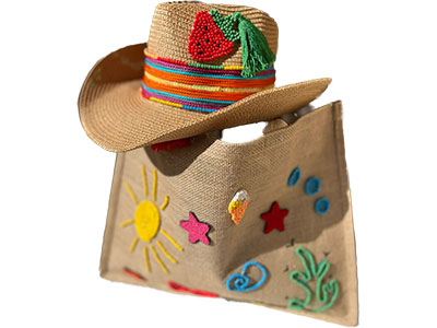 Sea Treasures Hat & Bag Set