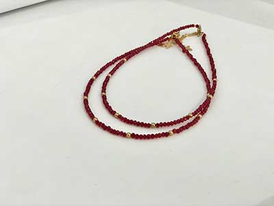Ruby Stone Necklace | Accessories 