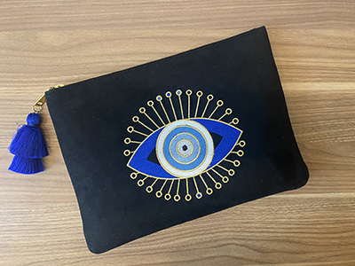 Shades of Blue Eye Pouch