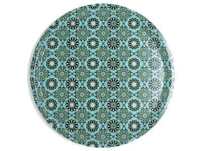Round Laminated Tray Andalusia 38cm