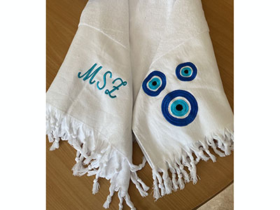 Beach Towel with Initials