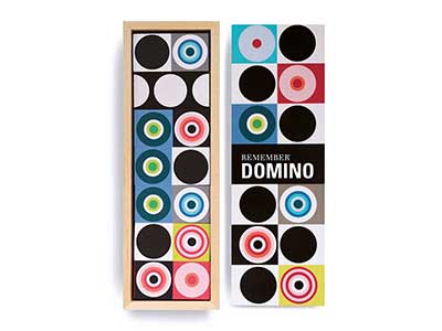 Wood Painted Domino Board | Board Games