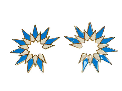 Blue Stars Earrings 