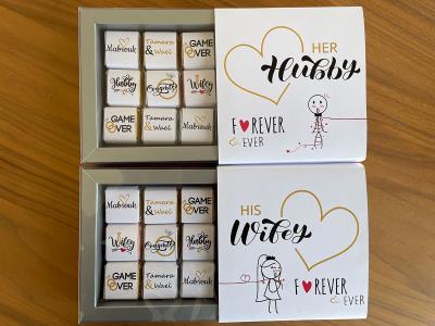 Newly Weds Customized Chocolate Box | Chocolate Arrangement 