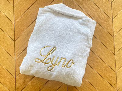 Embroidered Adult Bath Robe 