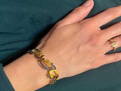 Ana Lihabibi Gold Plated Bracelet