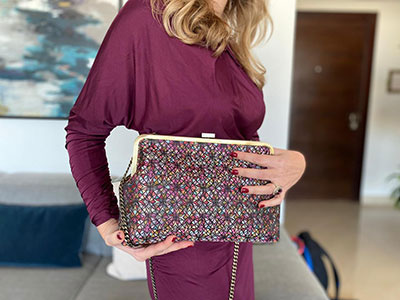 Arabesque Pattern Handbag | Accessories for Women