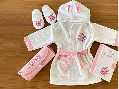 baby embroidered set