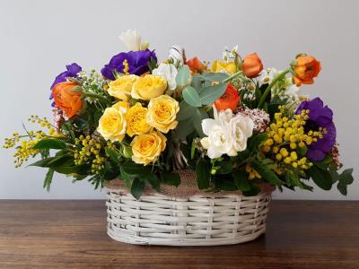 Petals In Harmony Basket