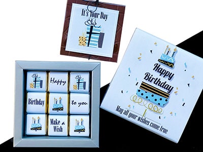 Birthday wishes Box | Chocolate Arrangement 
