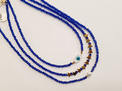 Blue Necklace Set