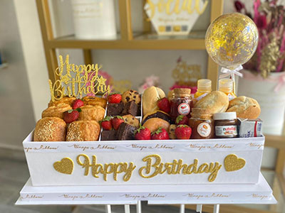 Breakfast Gift Box With Customized Message