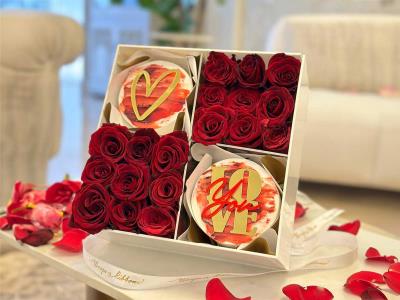 Cake N Roses Gift Box