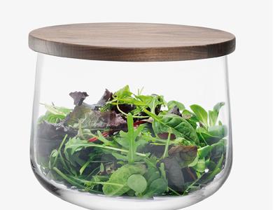 City Bowl & Walnut Lid 22cm|Giftonclick