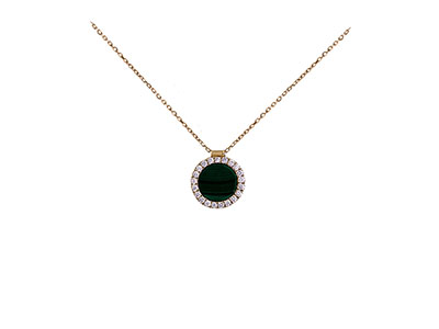 Emerald Diamond Necklace|Giftonclick