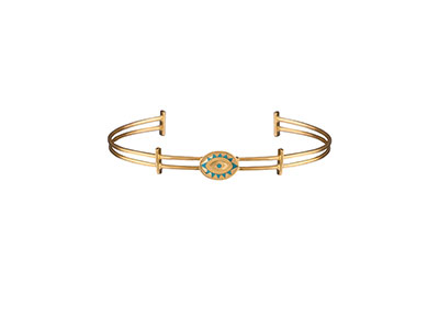 Eye Double Gold Bracelet/Giftonclick