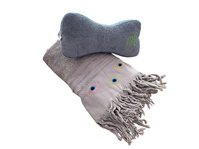 Grey Evil Eye Towel Set