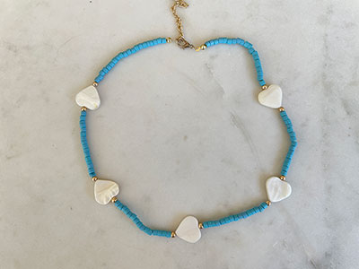 Heart Turquoise Necklace| Giftonclick