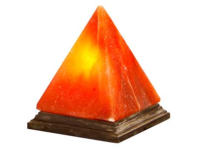 Crafted Pyramid Himalayan Salt Lamp