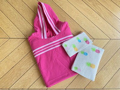 Kids Poncho & Pouch Set