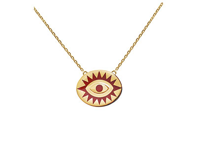The Eye Gold Necklace|Giftonclick