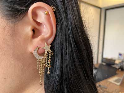 Moon&Star Earrings | Gift for Women