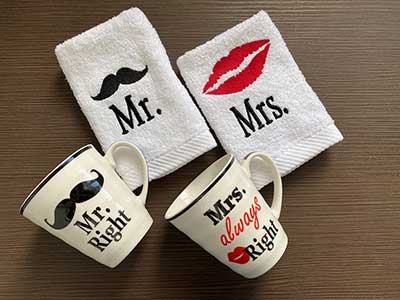 Mugs & Mini Towels | Home Decoration