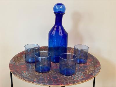 Indigo Glass Set| Giftonclick