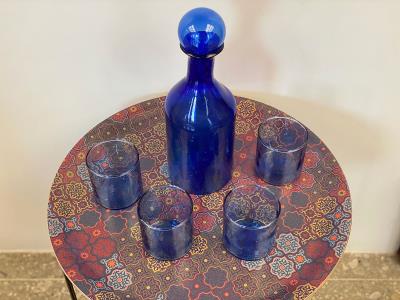 Indigo Glass Set| Giftonclick