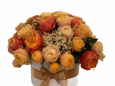 The Autumn Rose Basket | Wedding Anniversary present