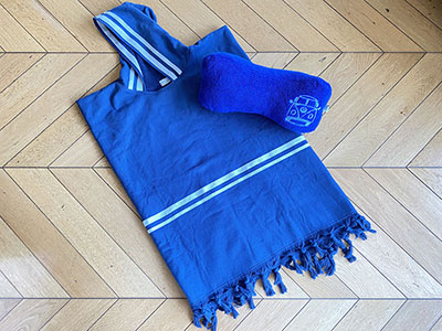 Kids Poncho & Pillow Set