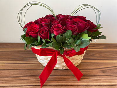 Red Fairy Flower Basket|Love and Romance
